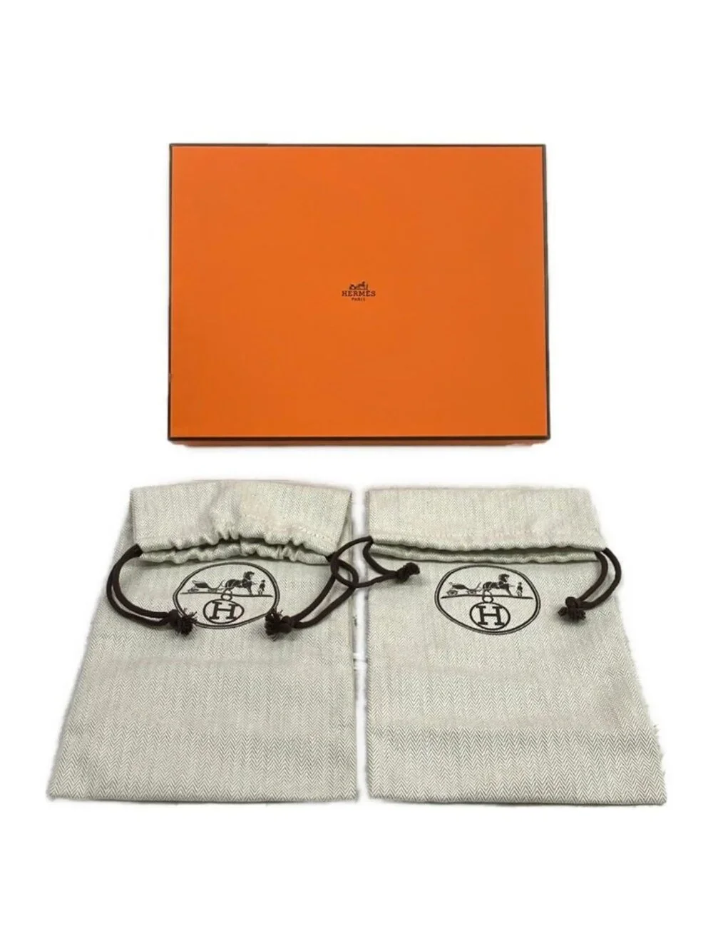 Hermes Sandals Oran White Leather